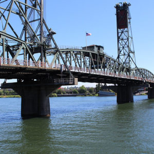 Bridges downtown Portland
