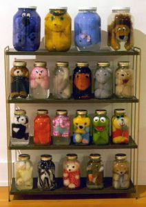 DIY stuffed animal storage project